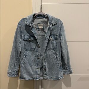 Abercrombie & Fitch Oversized Denim Jacket